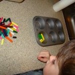 Recycle Your Broken Crayons by Melting Them in Muffin Tins momspark.net
