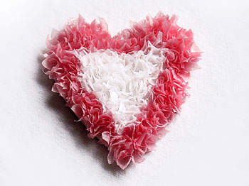 Puffy Heart Paper Craft Valentine's Day