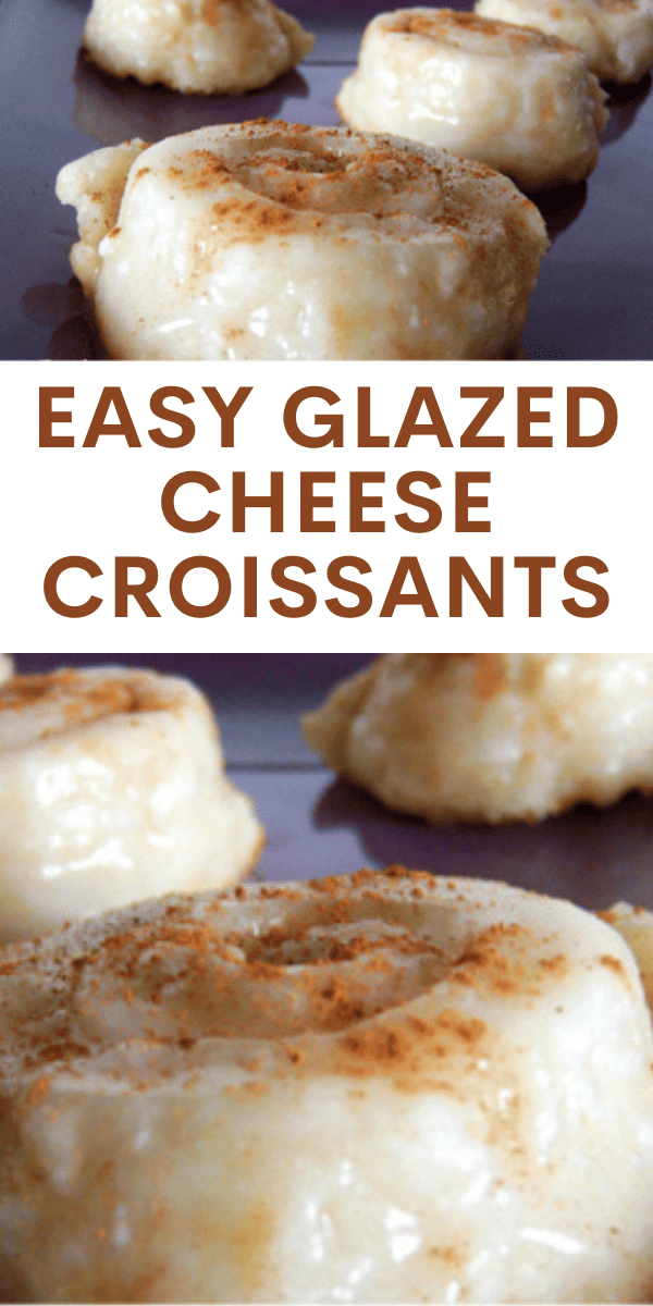 Easy Glazed Cheese Croissants Recipe