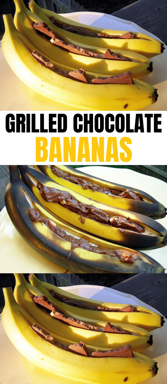 Grilled Bananas with Chocolate Recipe