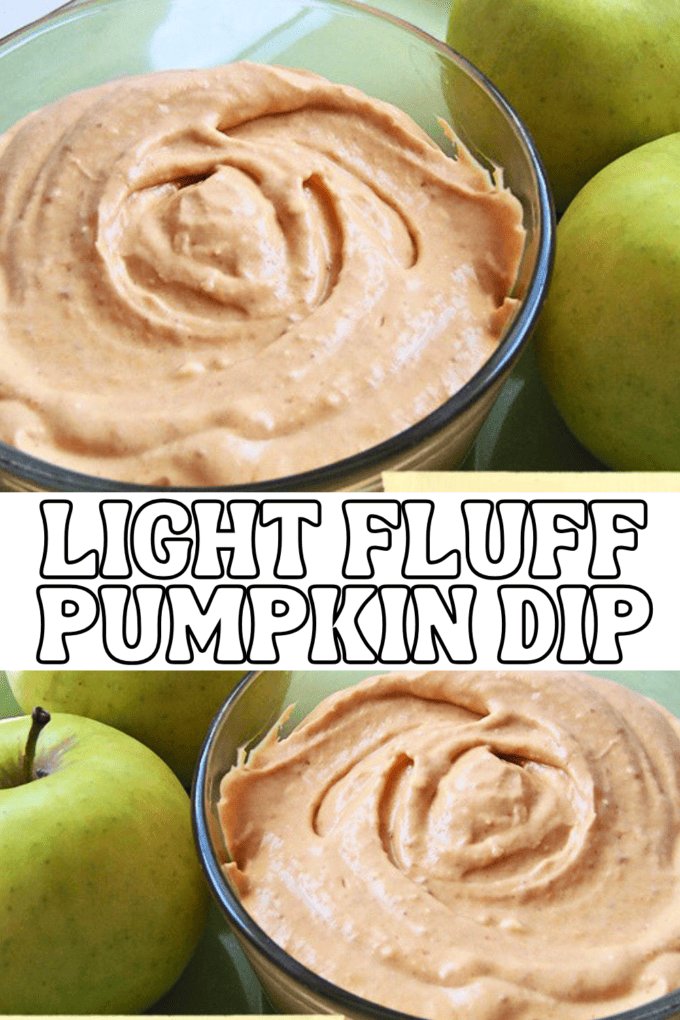 Light Fluff Pumpkin Dip Recipe