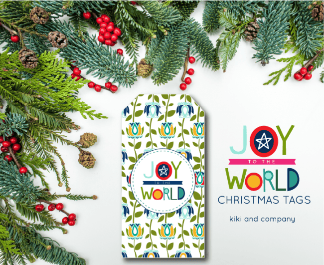 Joy to the World Gift Tags 
