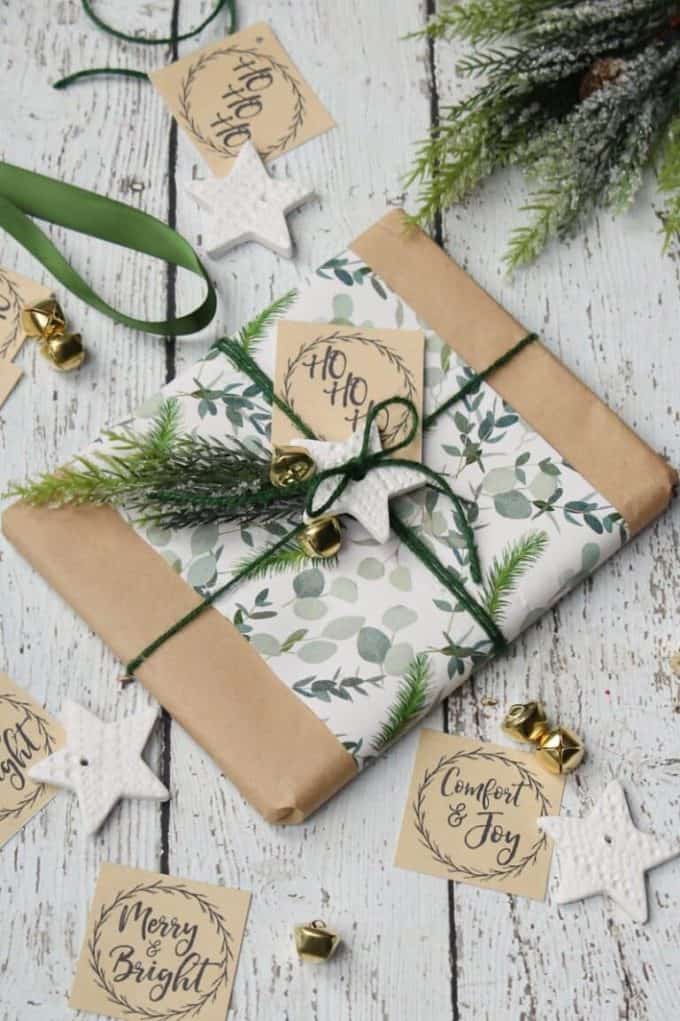 Kraft Paper Christmas Gift Tags 