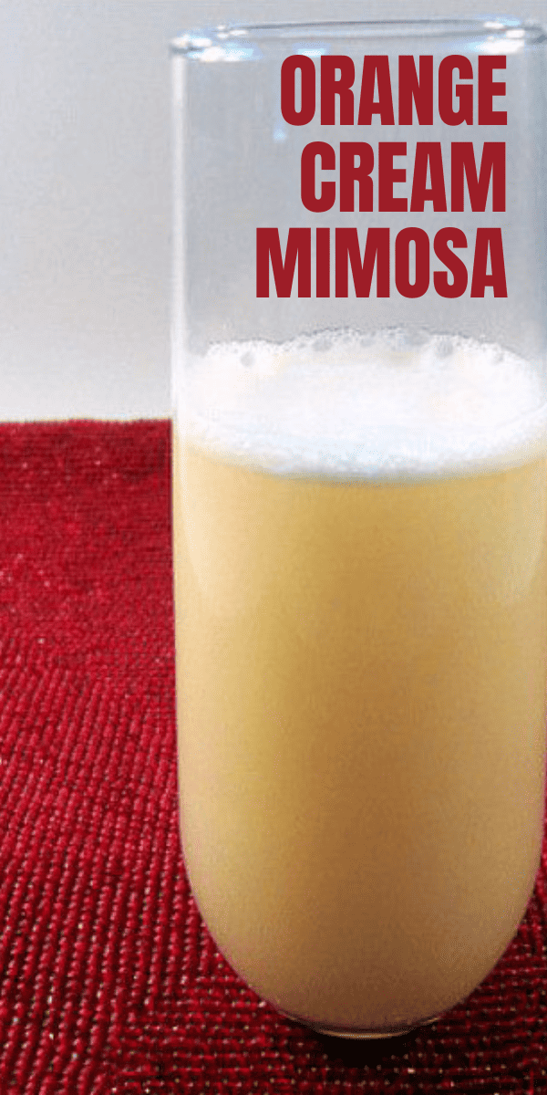 Orange Cream Mimosa Recipe for Valentine's Day