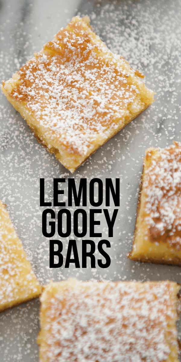 Lemon Gooey Bars Recipe