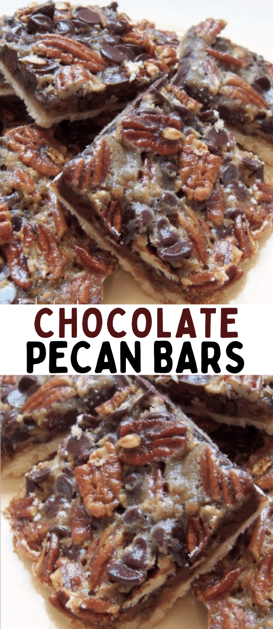 Chocolate Pecan Pie Bars Recipe