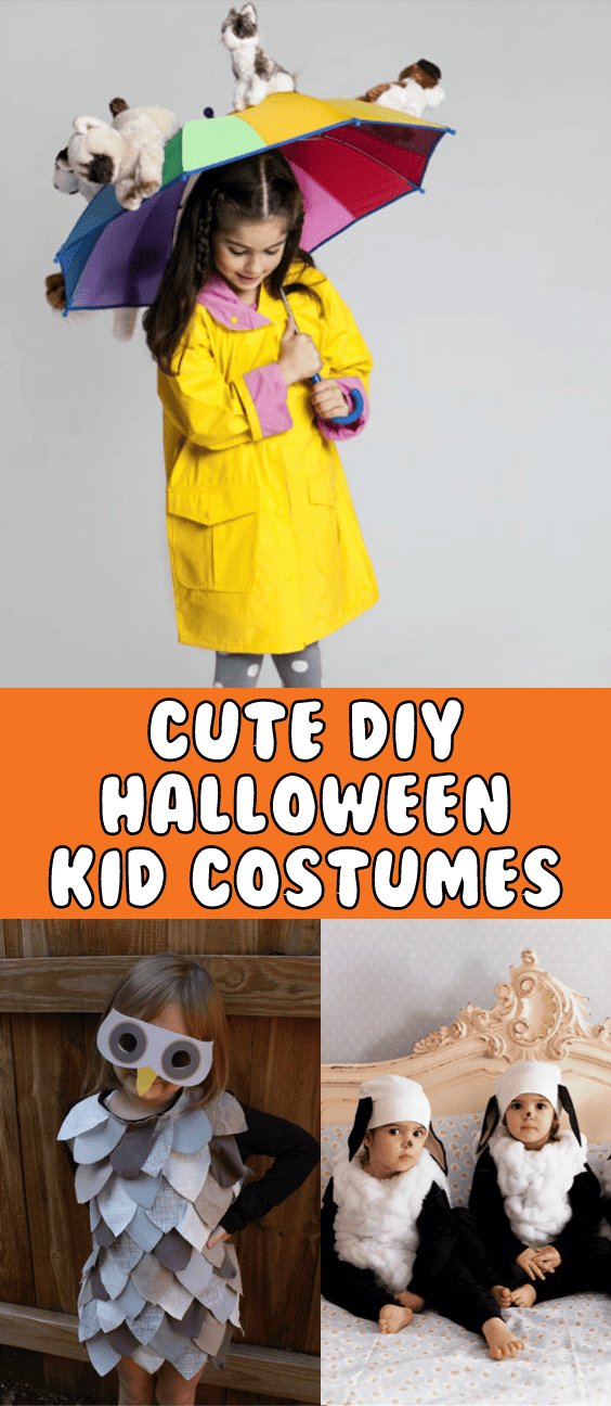 Cute DIY Handmade Halloween Costumes For Kids!