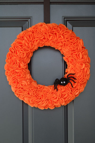 Felt Wreath Halloween DIY