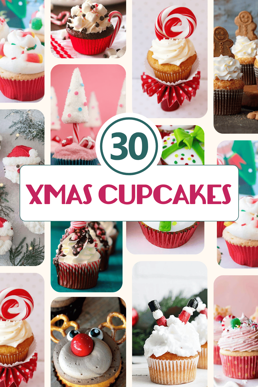 30 Stunning Christmas Cupcake Recipes - Mom Spark