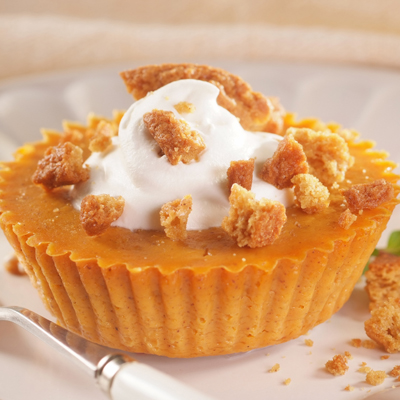 100-Calorie Pumpkin Pie Tartlet Recipe