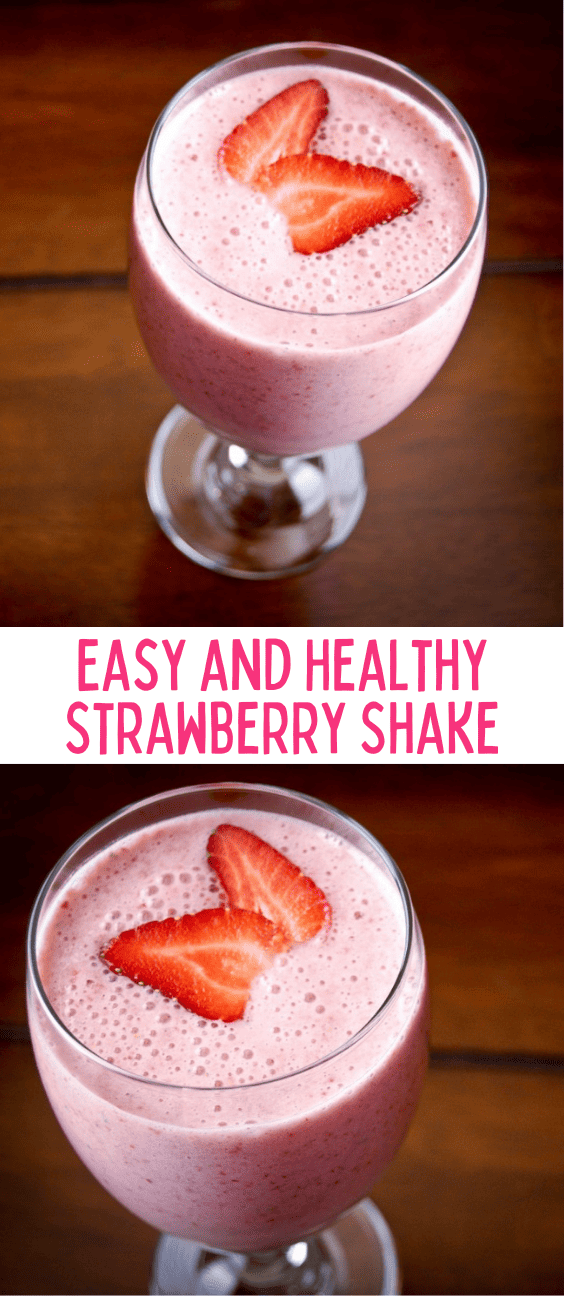 Easy and Healthy Strawberry Shake Recipe