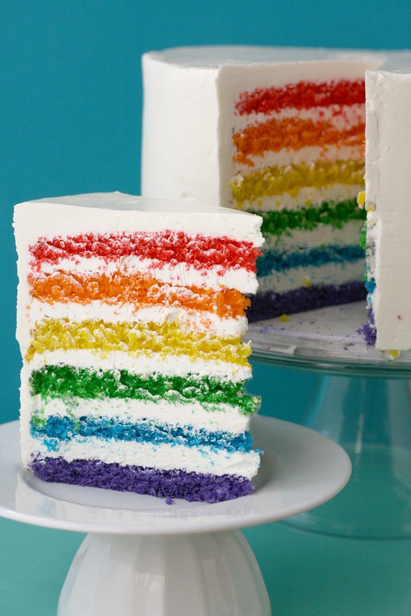 St. Patrick's Day Epic Rainbow Cake Dessert Recipe