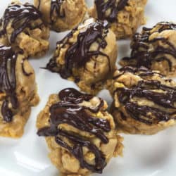 Peanut Butter Cornflake Clusters Dessert. You probably have all of these ingredients in your pantry RIGHT NOW.