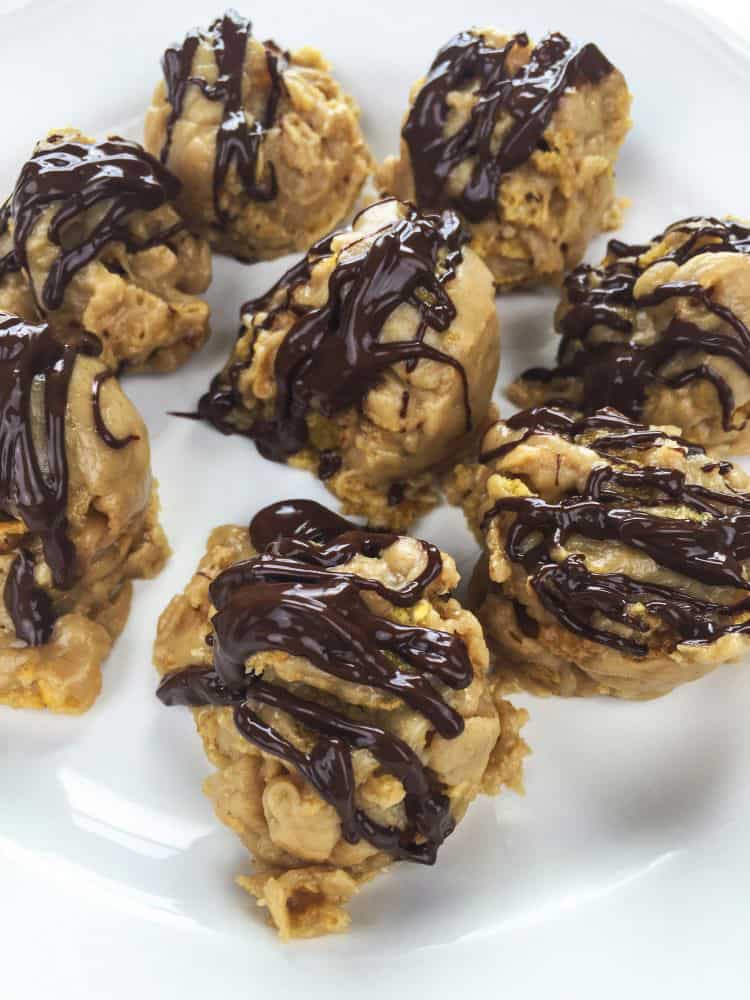 Peanut Butter Cornflake Clusters Dessert Mom Spark
