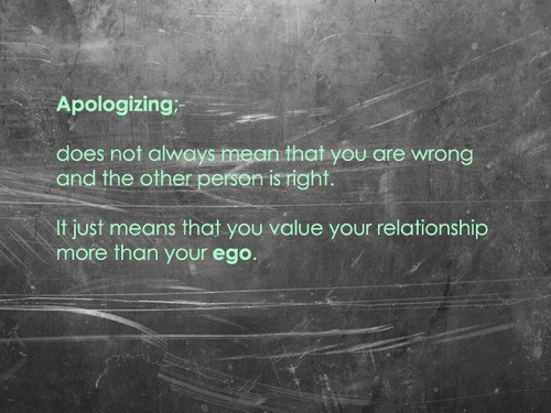quotes about saying sorry