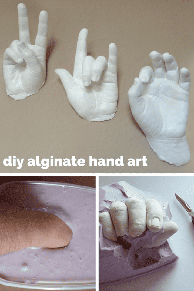 How to Mold and Cast Your Hand! Lifecasting a Hand with Alginate and  Plaster 