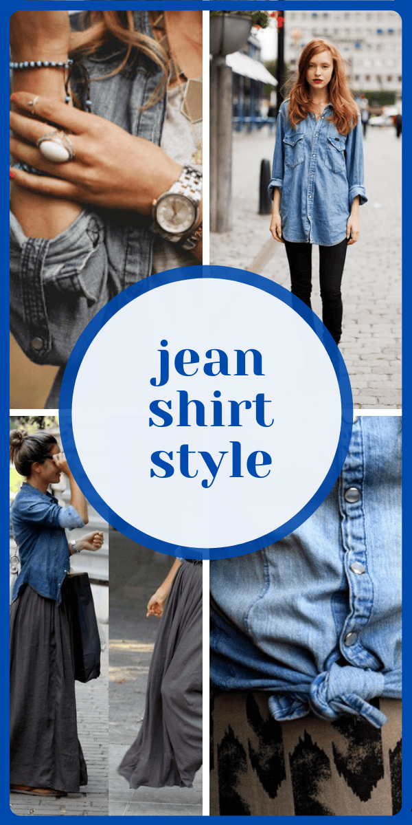Jean Shirt Fashion and Style
