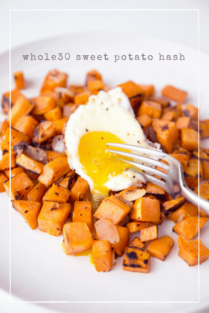 Whole 30 Sweet Potato Hash with Fried Egg Recipe