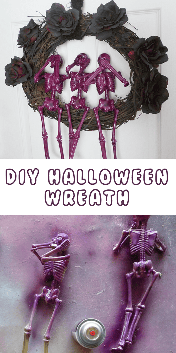 DIY: No Evil Halloween Wreath