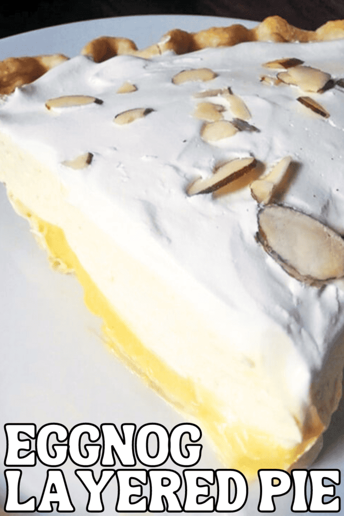 Eggnog Layered Pie Recipe