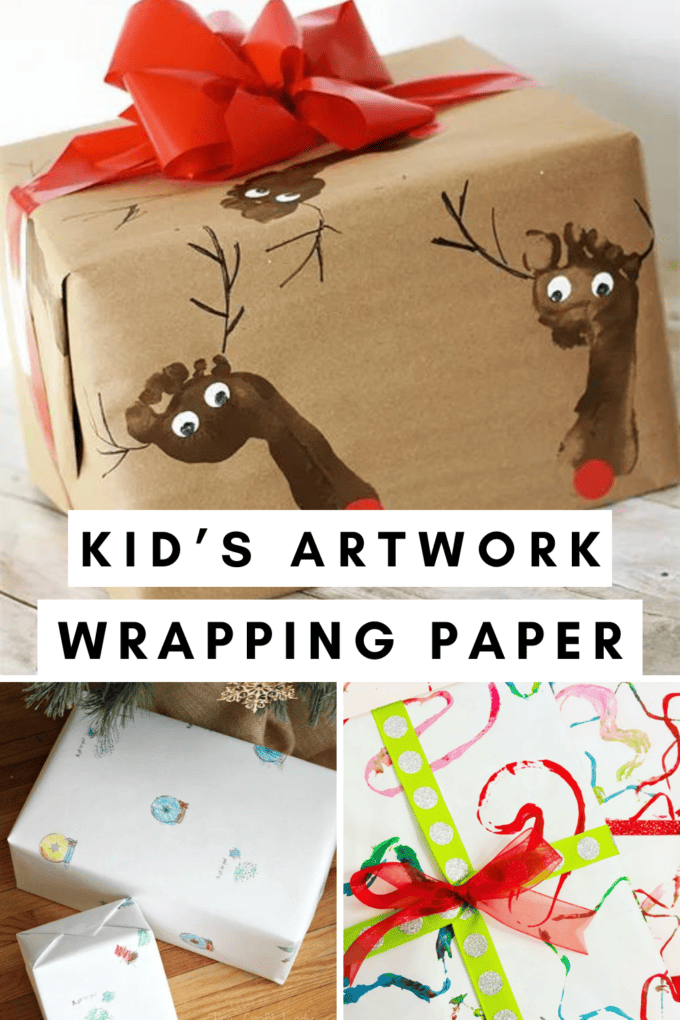 Kid's Artwork Wrapping Paper