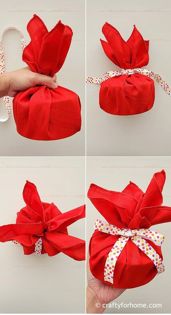 Easy Fabric Wrapping Paper