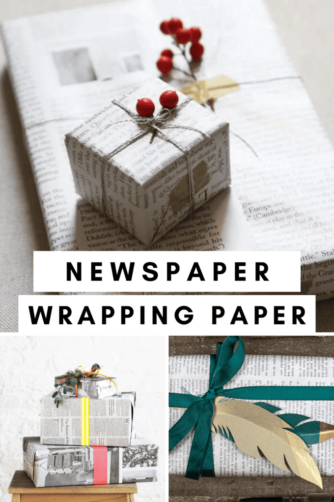 Use Newspapers as Wrapping Paper