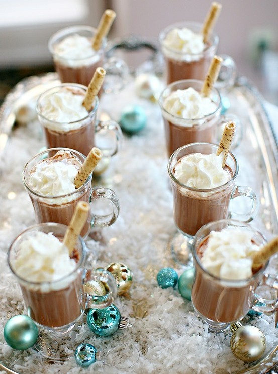 Mini Hot Chocolates Holiday Party