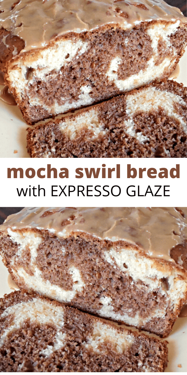 Mocha Swirl Bread with Espresso Glaze Recipe