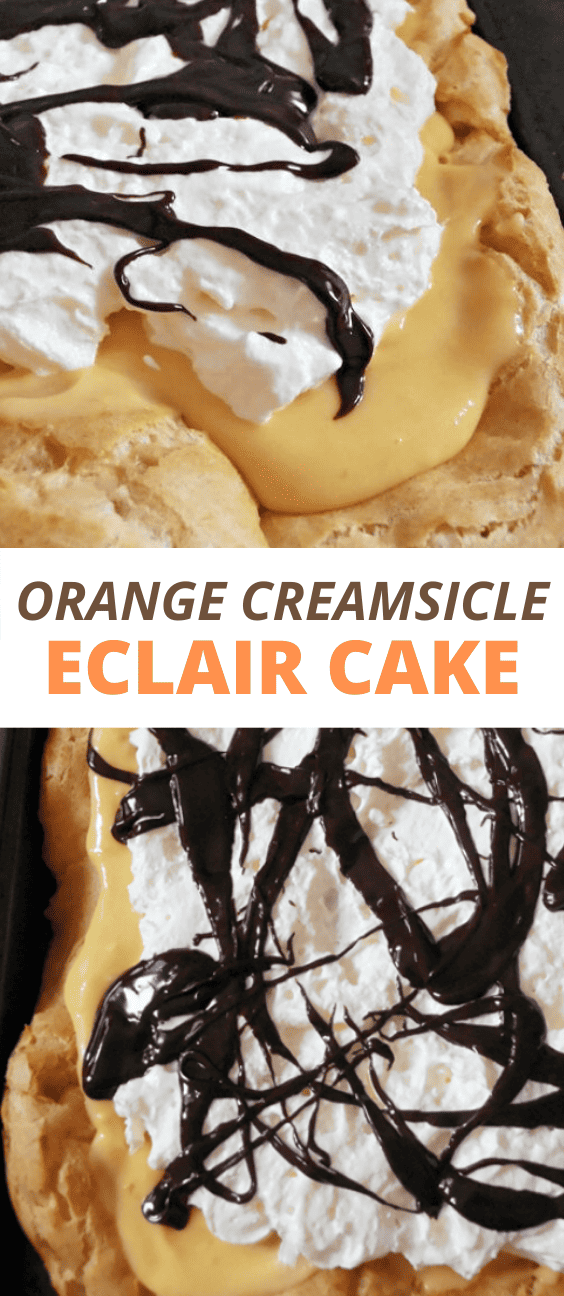 Orange Creamsicle Eclair Cake Recipe