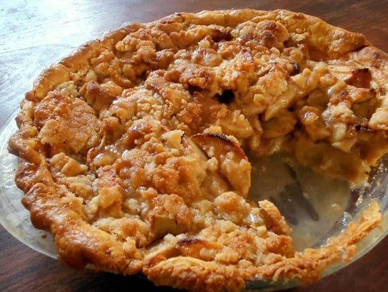 Easy Dutch Apple Pie with Crumb Topping Recipev
