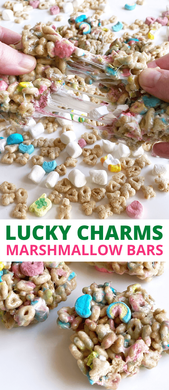 Lucky Charms Marshmallow Bar Treats