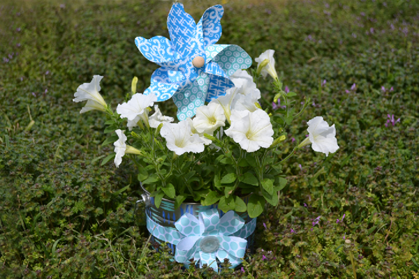DIY Springtime Decorative Tin Bucket Craft