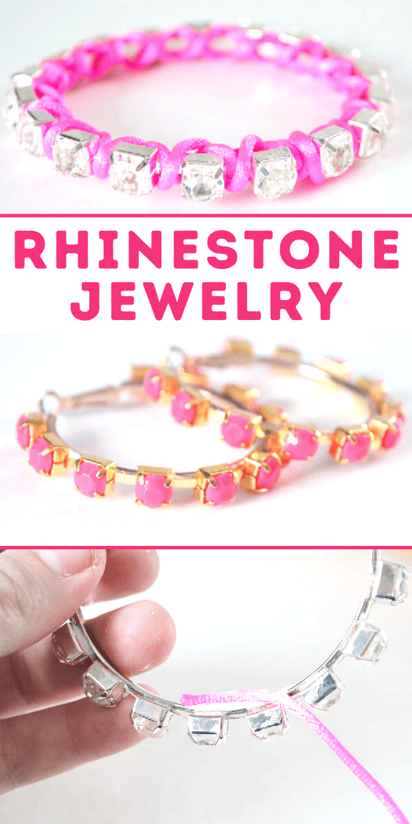 Easy DIY Rhinestone Jewelry