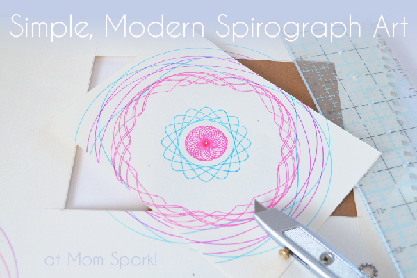 DIY Simple Modern Spirograph Art