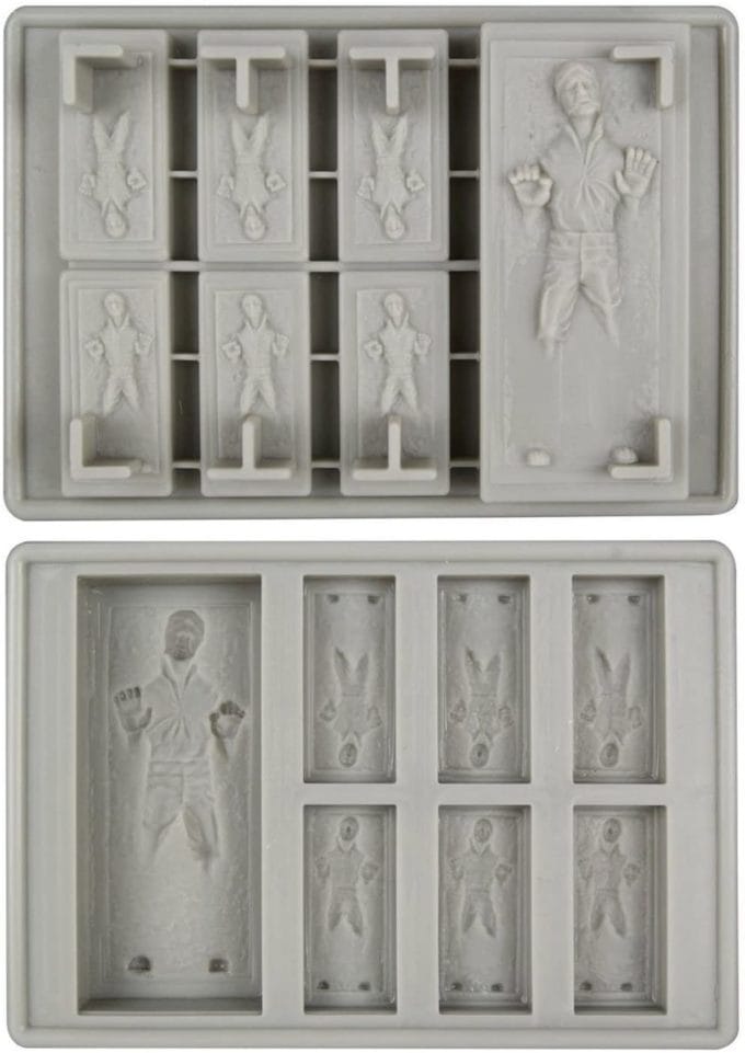 Star Wars: Han Solo in Carbonite Silicone Ice Tray / Chocolate Mold/ Single Tray