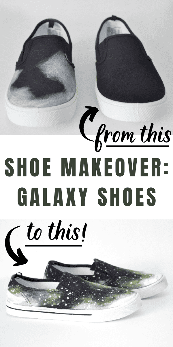 DIY Shoe Makeover: Galaxy Shoes for Men, Women and Children