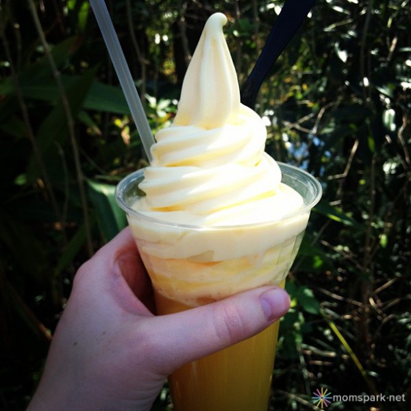 Where to find Pineapple Dole Whip Soft Serve Ice Cream Floats at Disney World and Disneyland parks!