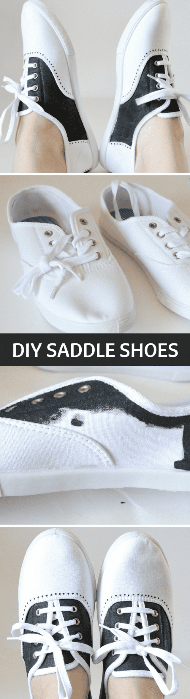 Saddle Shoes Craft for Halloween Costume