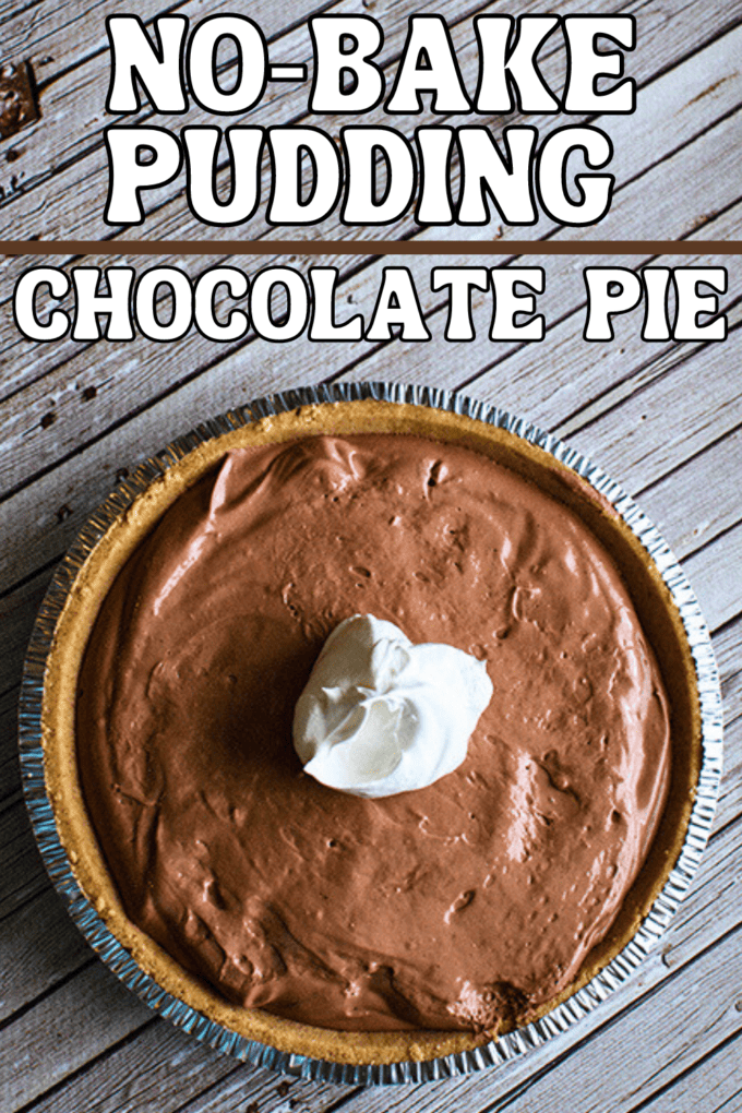 No-Bake Pudding Chocolate Pie