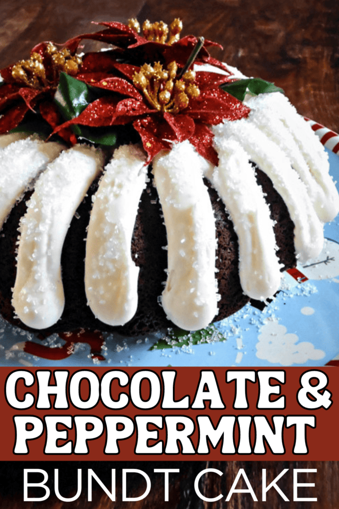Chocolate and Peppermint Bundt Cake