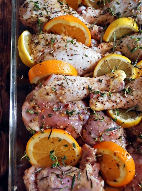 Herb and Citrus Oven Roasted Chicken Recipe