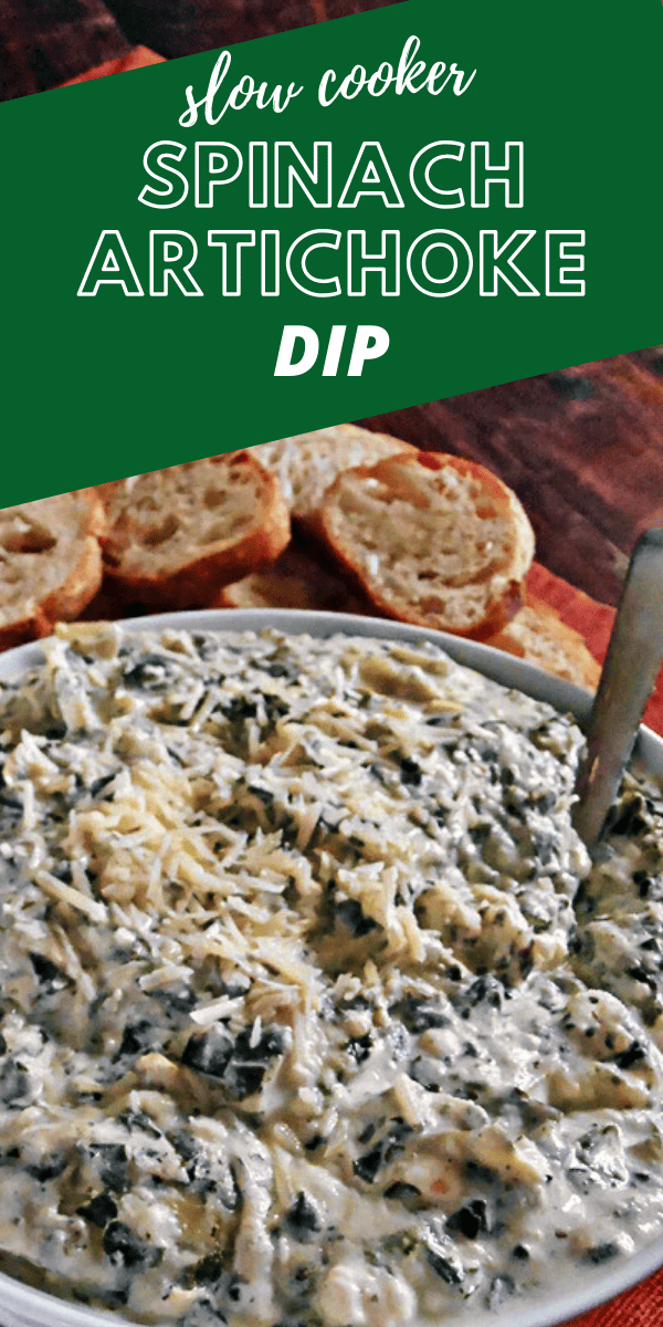 Crockpot Slow Cooker Spinach and Artichoke Dip Recipe