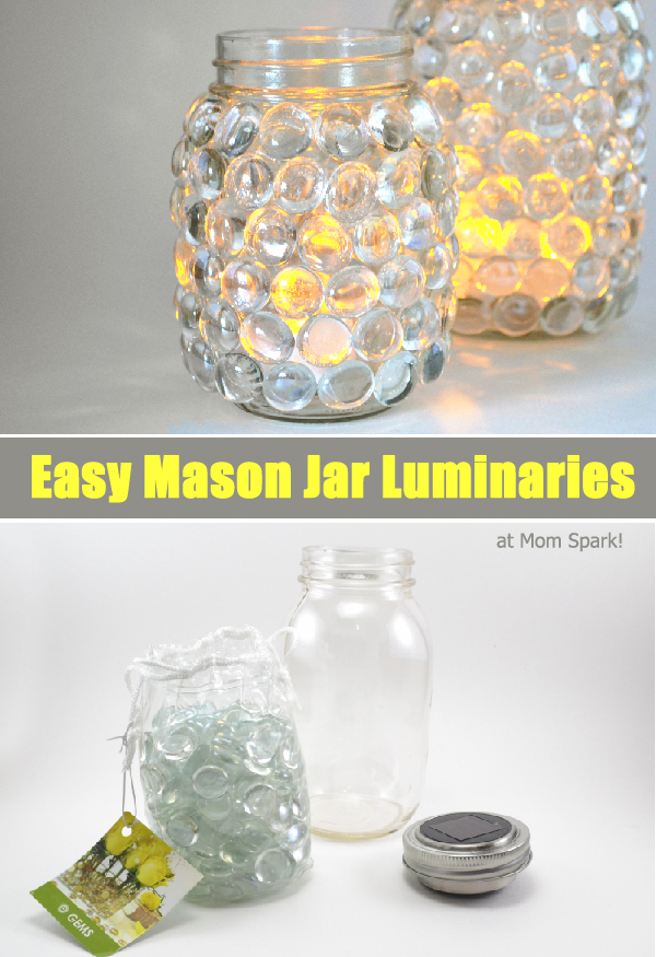 DIY: Easy Mason Jar Luminaries Craft