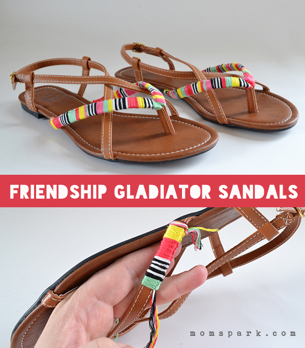 Friendship Gladiator Sandals Tutorial