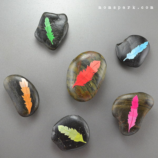 Mod Podge Rocks DIY Magnets