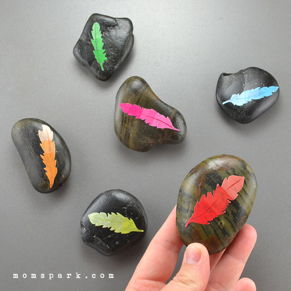 Mod Podge Rocks DIY Magnets
