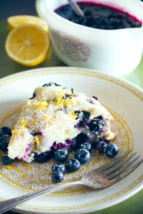 Easy Meyer Lemon and Blueberry Cake Recipe