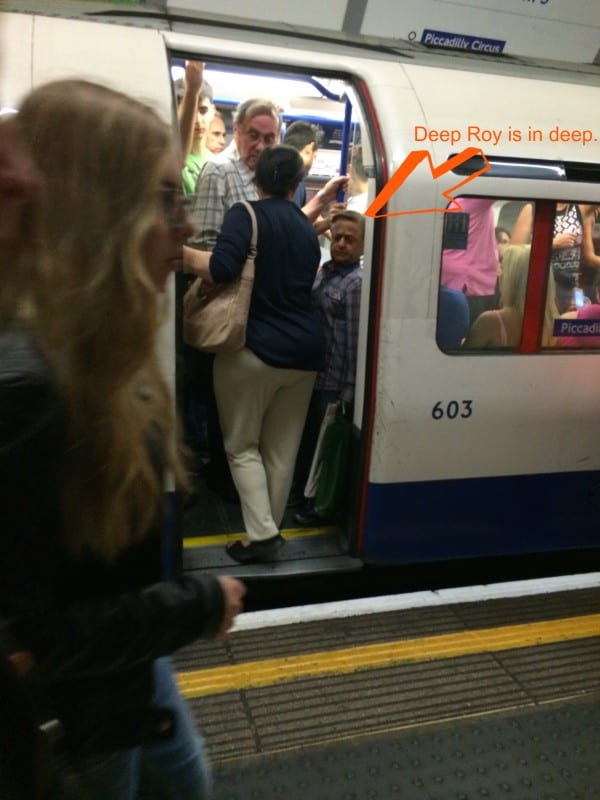 Deep Roy on London Tube