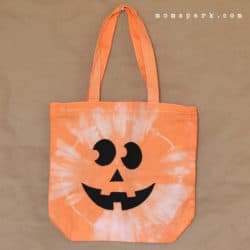 Jack-o-lantern Repurposed Tote Bags